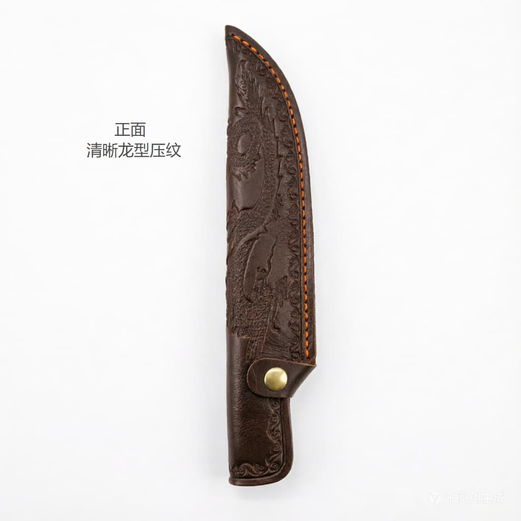 Factory Stock Small Knife Sheath Leather Case Portable Knife Scabbard Tool Protective Cover Handle Meat Knife Leather Sheath