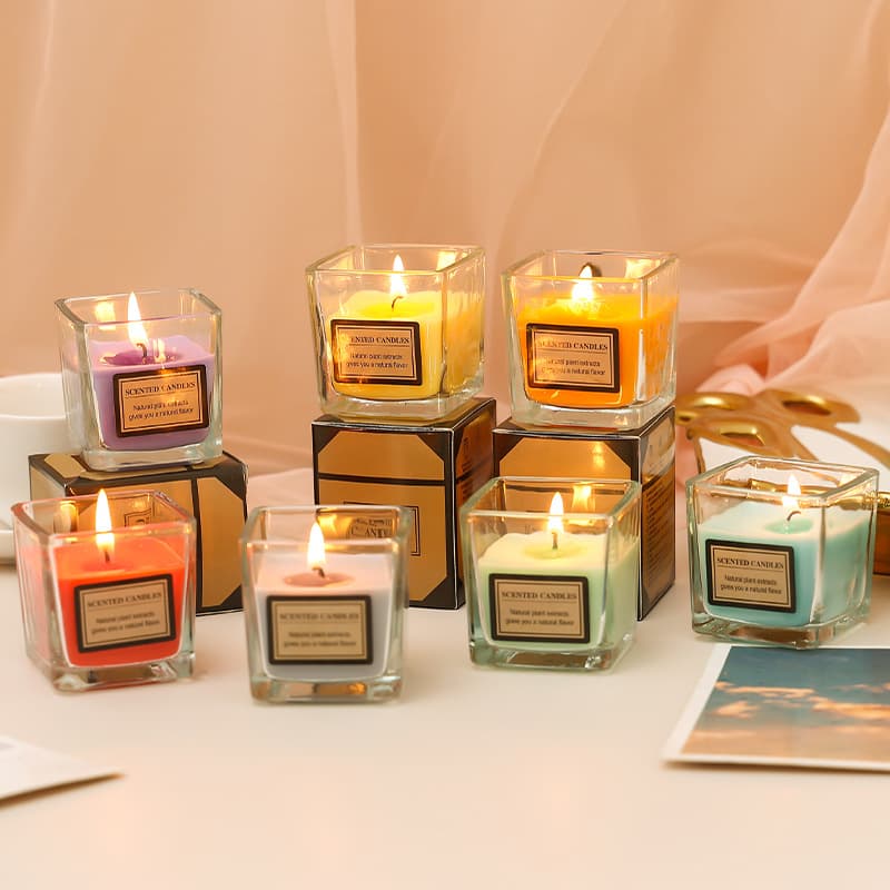 DIY Handmade Creative Glass Candle Scented Aromatherapy Candle Gift Box, Smoke-Free, Romantic, Wholesale for Amazon