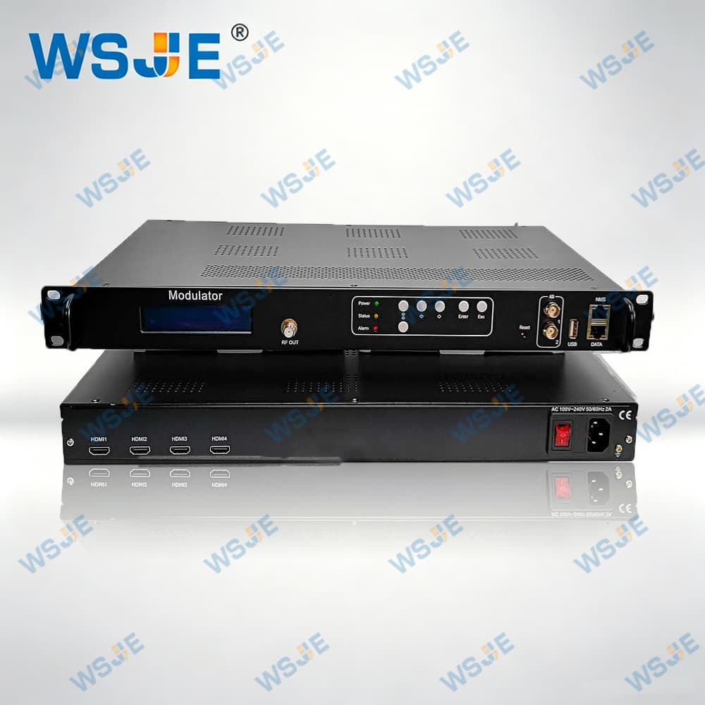 4-channel 8-channel 16-channel digital high-definition encoding hotel TV system modulator HDMI to RF