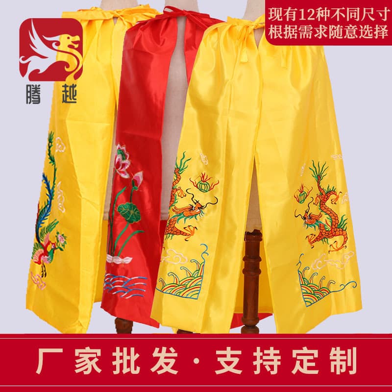 Wholesale Buddha Statue Cloud Shoulder Cape, Lotus Buddha Robe, Embroidered Temple Garment for Deity