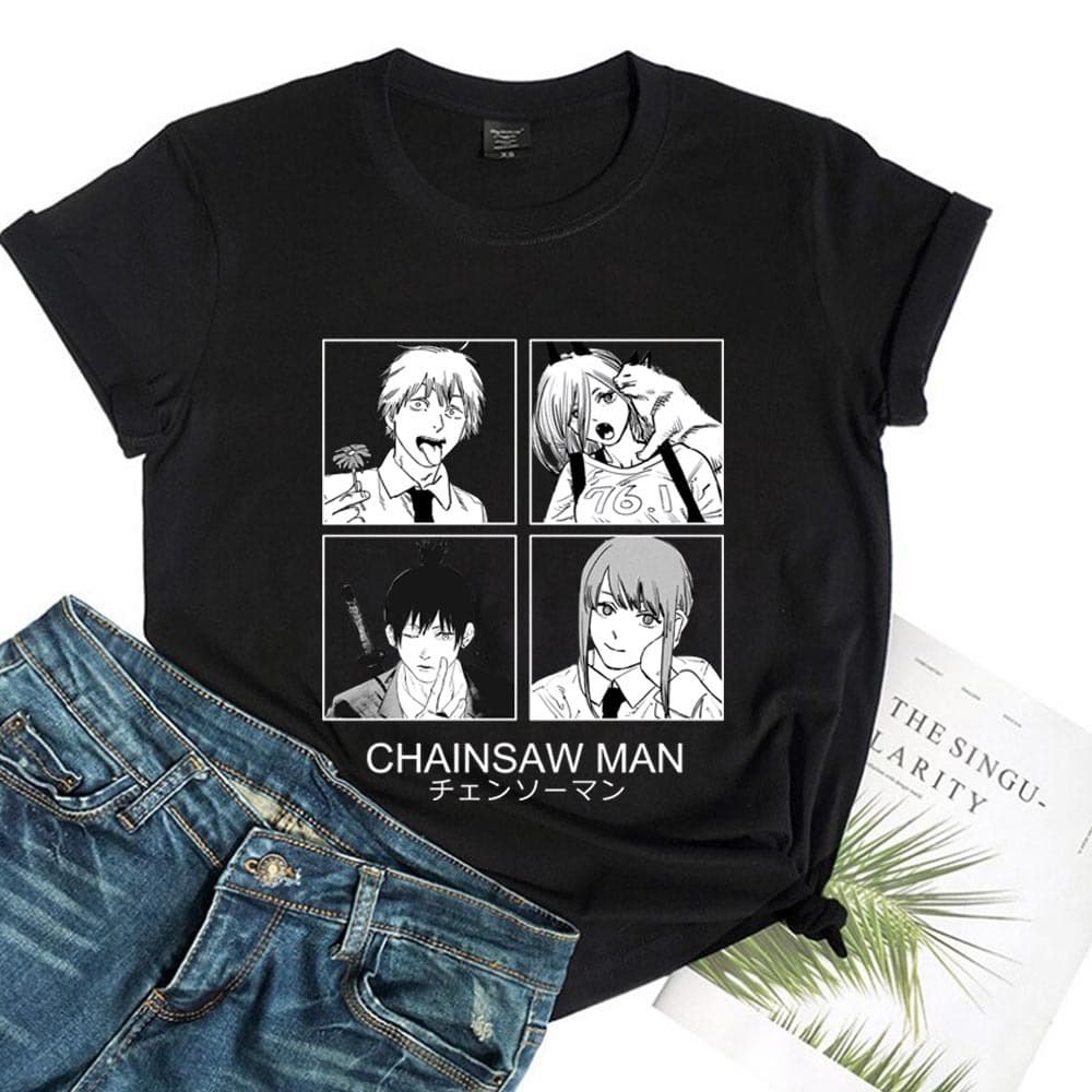 2022 cross-border Chainsaw Man Makima Chainsaw Man Makima printed short-sleeved summer