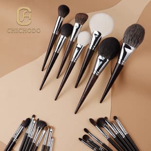 Ebony Wood Animal Hair 40-Piece Eyeshadow Brush Blush Cangzhou Makeup Brush Set Full Set Beauty Tools Brush Cangzhou