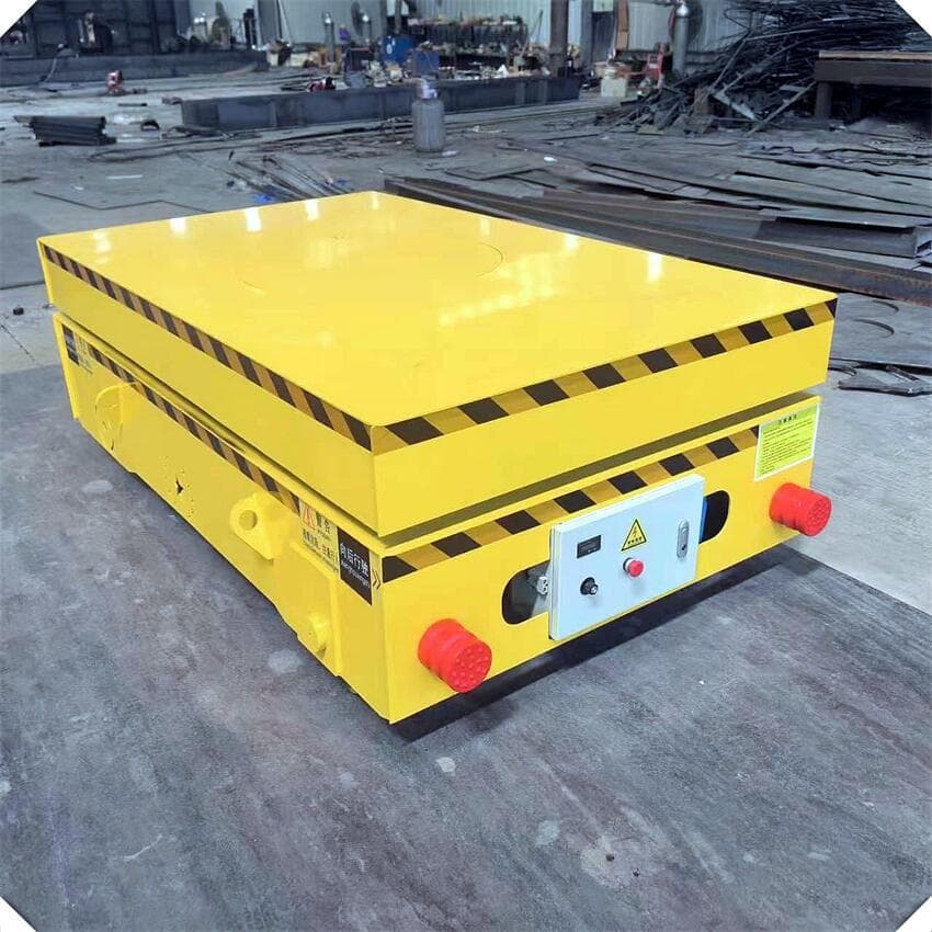 Custom Electric Horizon Car 5-50 ton Trackless Electric Flat Car with Hydraulic Lifting for Heavy-duty Transport