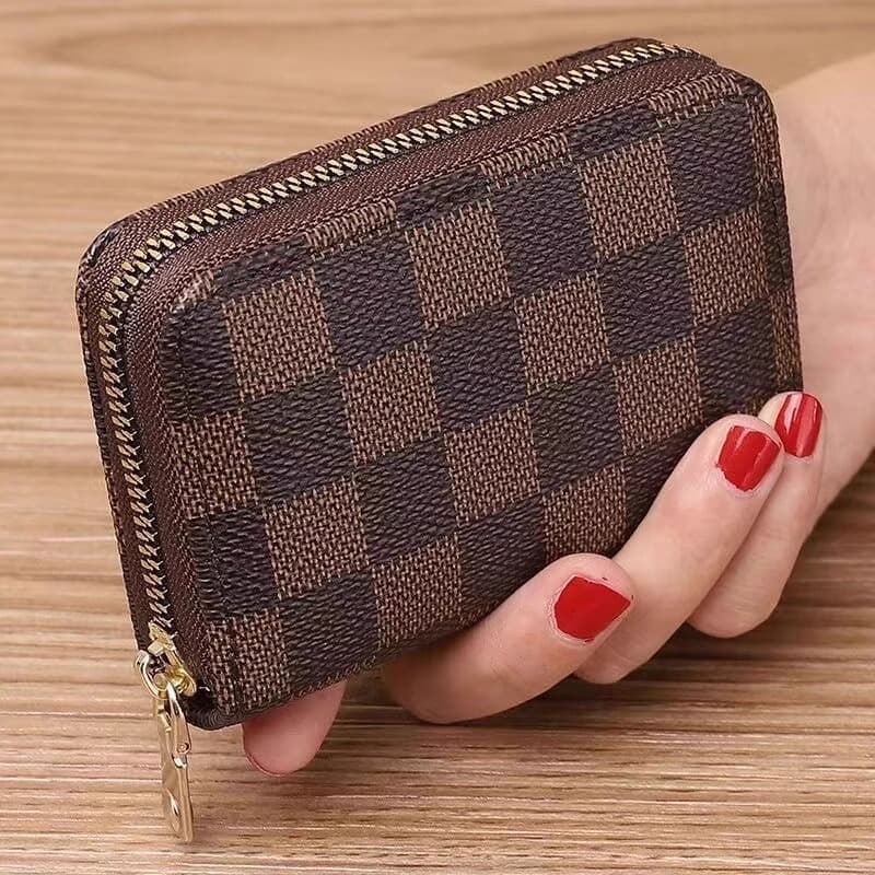 Large Capacity Card Holder with Multiple Slots for Credit Cards, ID, Driver's License, Business Cards, Bank Cards, and Coin Purse