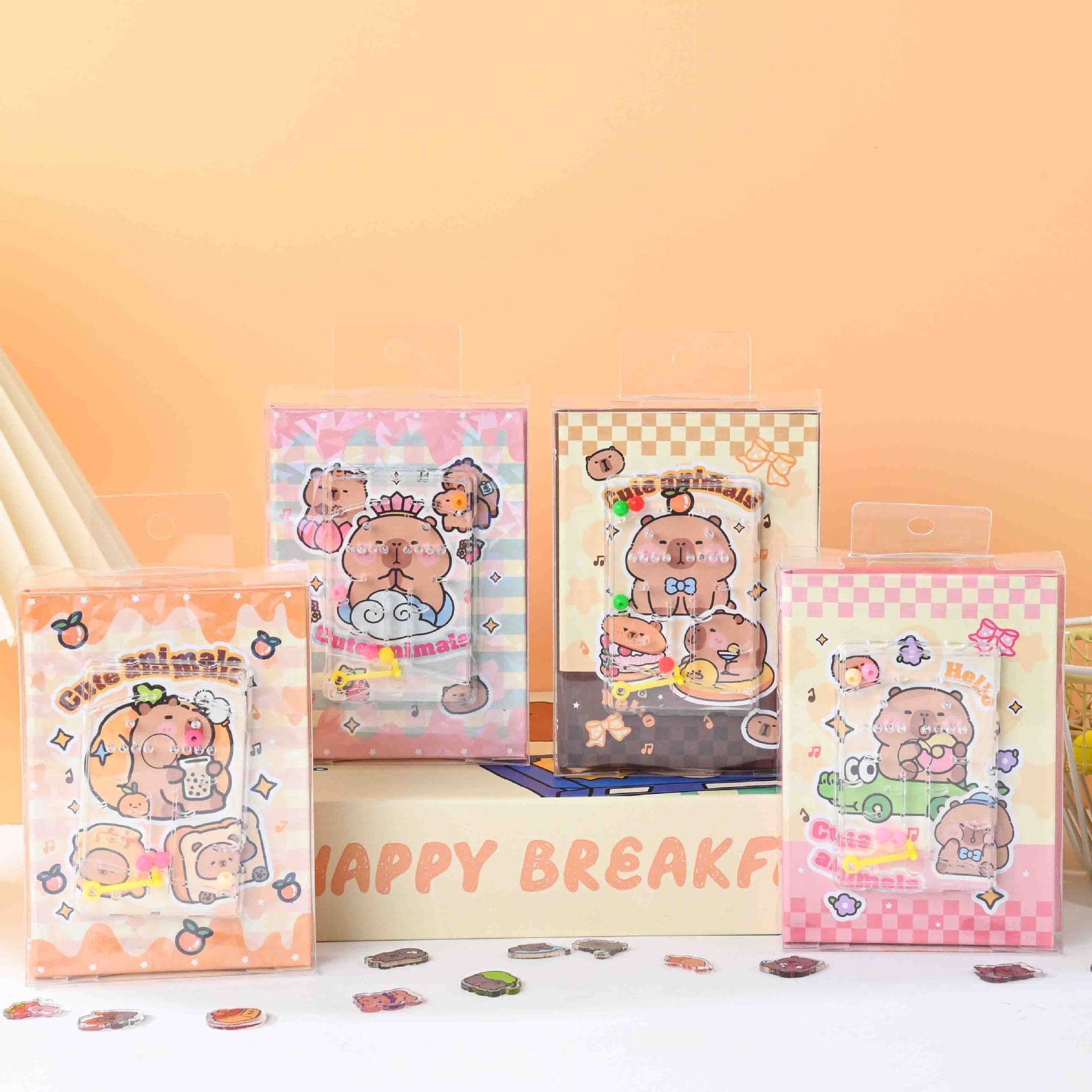 Capybara Marble Notebook Waterproof Journal Notebook Small Student A7 Portable Pocket Notebook Wholesale