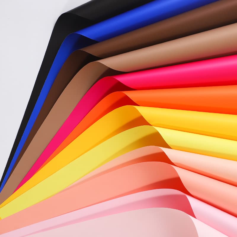 Seven-color Pansy 7.5 silk dopamine paper thickened waterproof flower wrapping paper packaging material floral gift flower wrapping paper