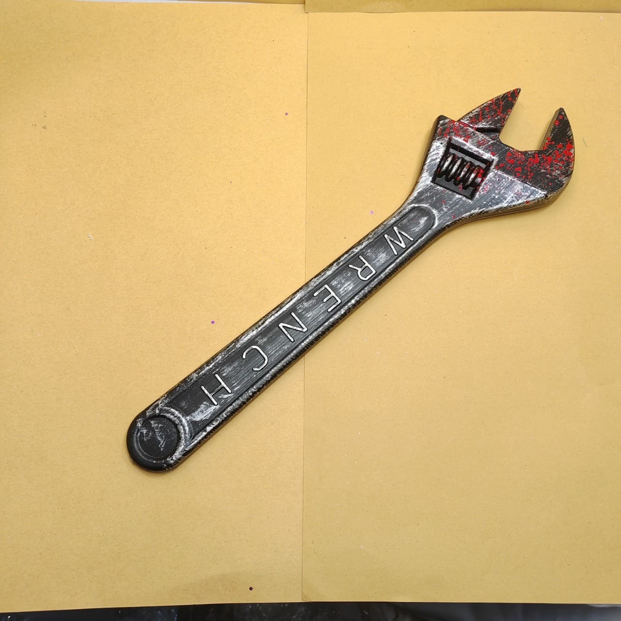 Chenzhi Cross-border Halloween Props Children's Toy Night Market Stall Plastic Prank Wrench Model Practical Joke Props