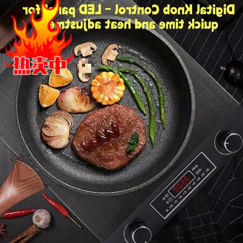 Factory Watt Induction Cooktop with Concave Design, with Concave Induction