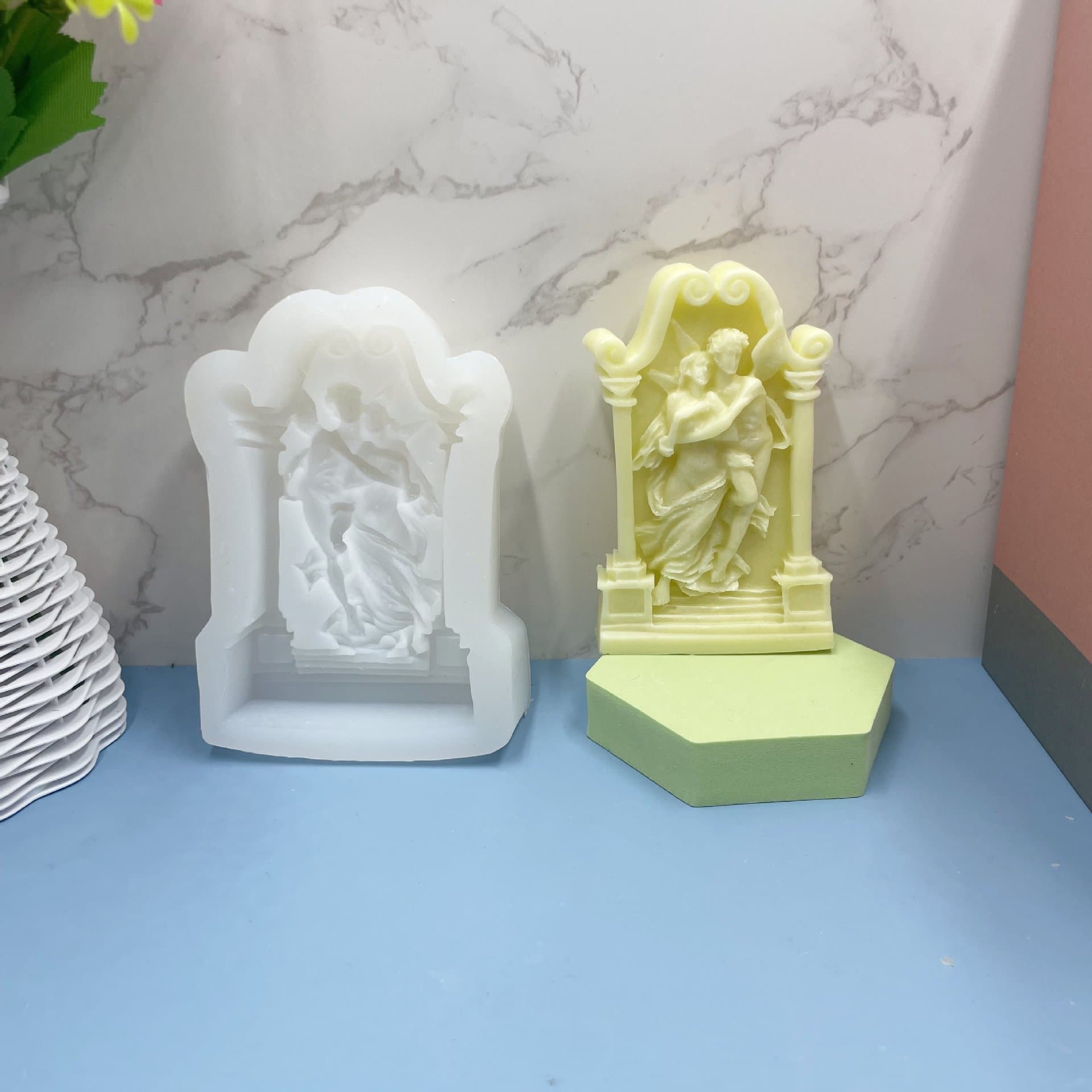 Angel Gate Silicone Mold for DIY Handmade Scented Candles, Incense Stone Decoration, DIY Holiday Gift