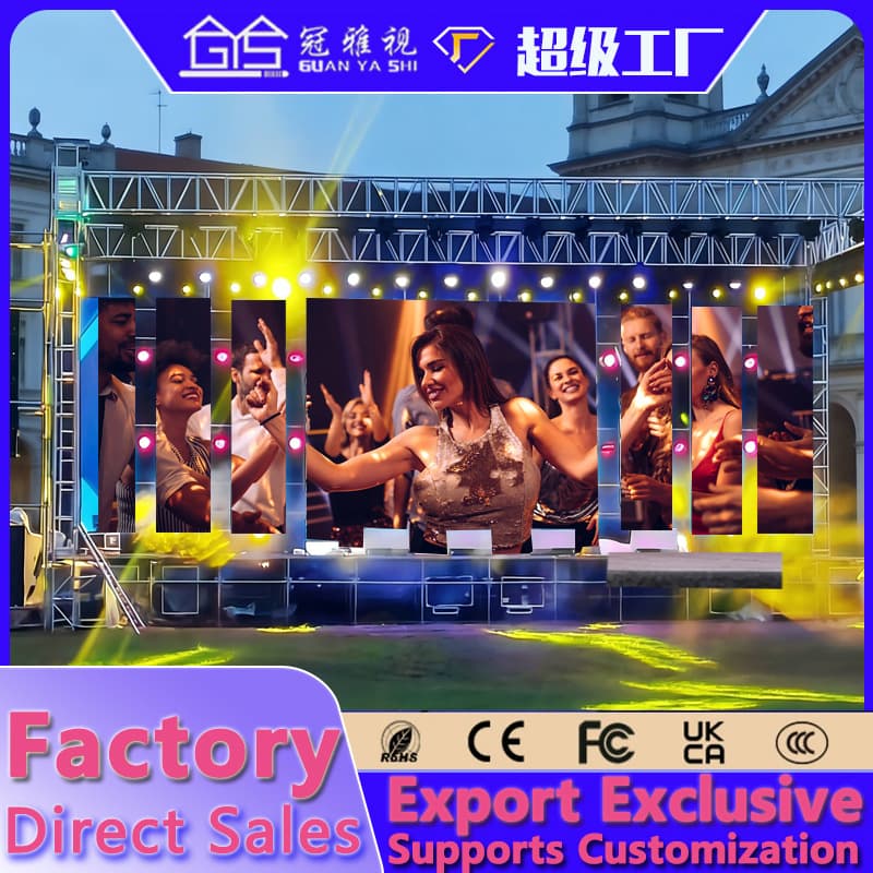 LED Display Screen Indoor and Outdoor Full Color LED Rental Screen P3.91 P2.6 P2.9 Advertising Display