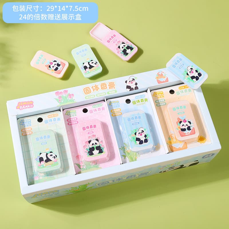 Cartoon Solid Scented Balm 10g, Natural Fresh Long-lasting Scent, Summer Odor Removal, Student Portable Light Body Scent Balm