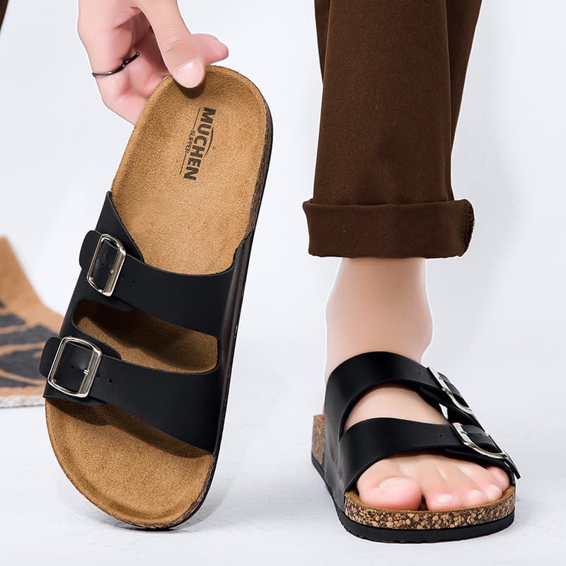 2025 New Birkenstock Sandals Men Women Classic Cork Slide Cross-border Couple Outdoor Slippers In Stock