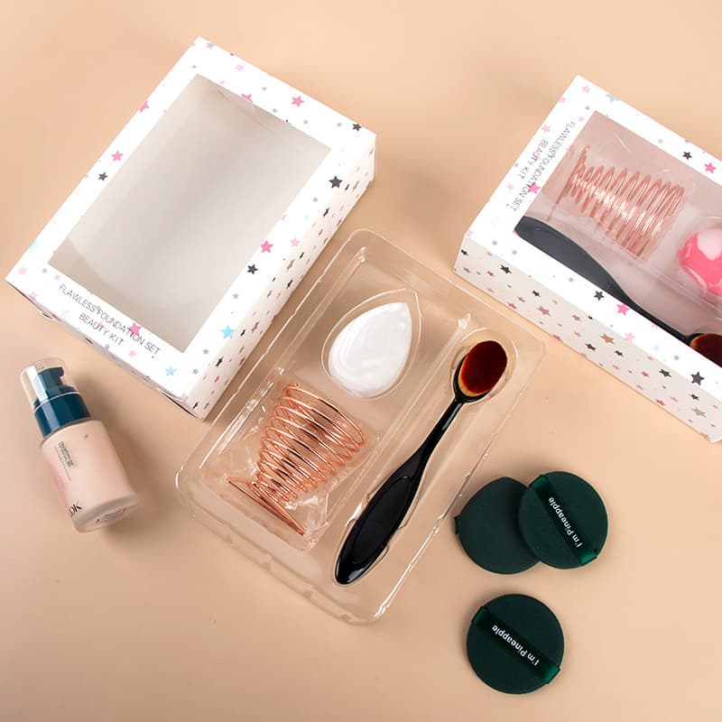 New Wet & Dry Dual-Use Blending Makeup Sponge Foundation Concealer Brush Set, Non-Absorbent Beauty Blender Sponge Puff Wholesale