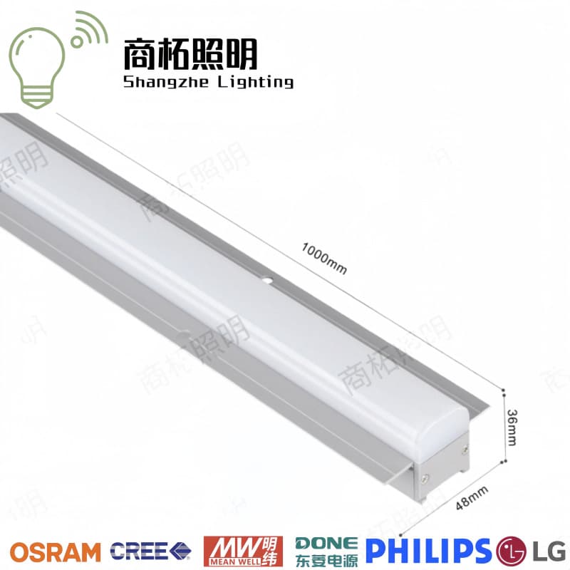 Factory Direct Outdoor Waterproof LED Linear Light RGB 512 External Control Guardrail Tube Seamless Connection Contour Light