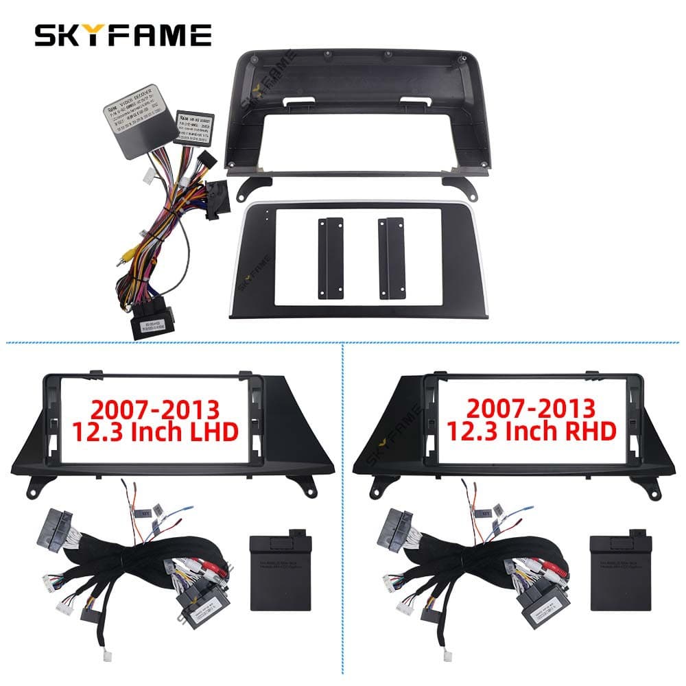 Versatile Frame Kit 07-13 BMW X5 X6 E70 E71 E72 Audio Navigation Trim Panel Wiring