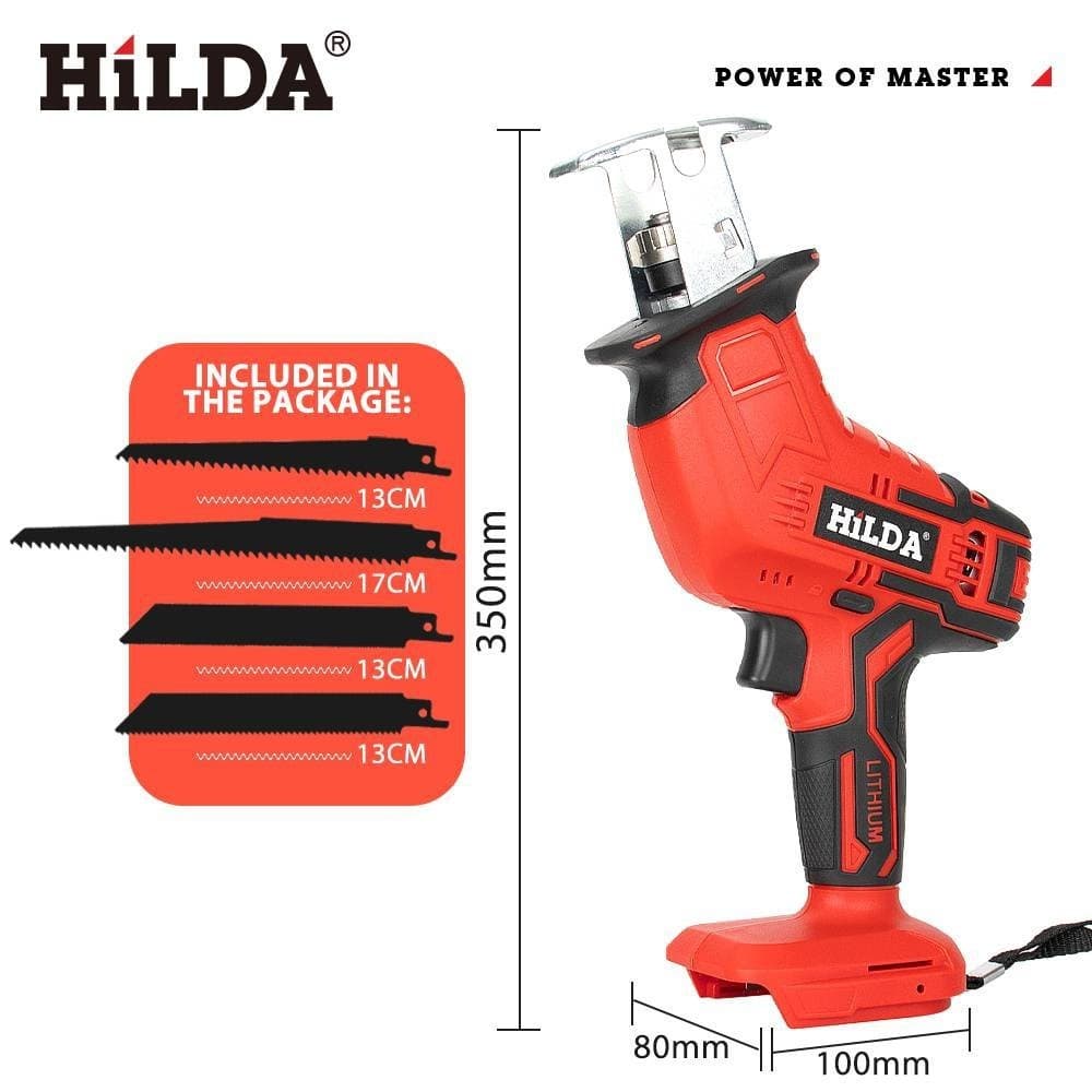 Outdoor Reciprocating Saw Pruning Saw Mini Lithium Battery Woodworking Accessory Electric Saw Cordless Logging Saw Set