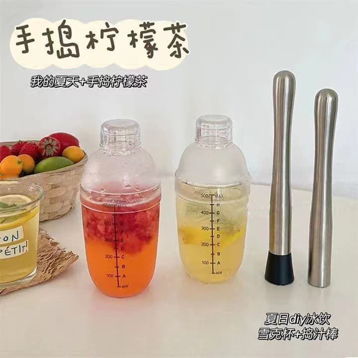 Summer Juicing Stick, Ice Crusher, Shaker, Hand-beating Homemade Lemon Tea Tools, Summer PC Ice Cube Crusher
