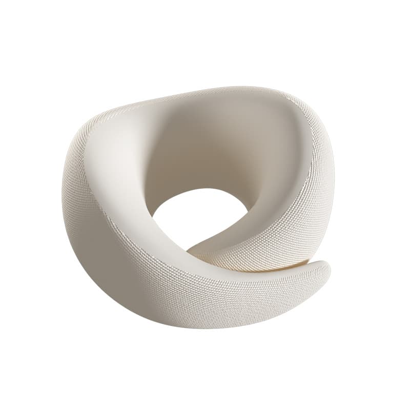 Ice Silk Travel U-Shaped Pillow Snail Pillow Neck Support Pillow Memory Foam Airplane Neck Pillow Office Nap Pillow