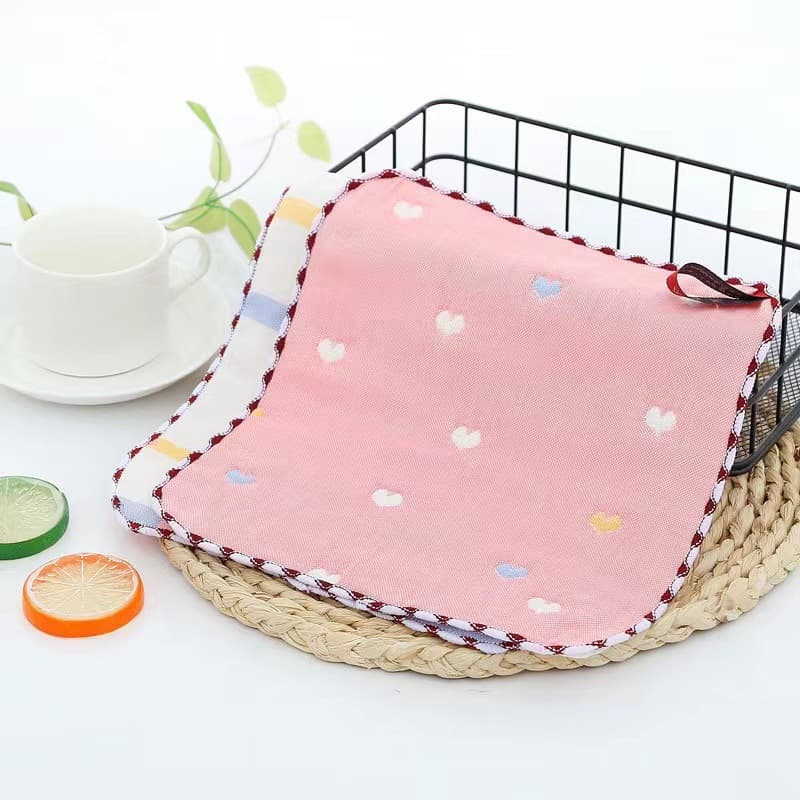 Pure Cotton Gauze Square Towel Baby Towel Newborn Bib Face Towel Small Baby Handkerchief Wholesale Newborn Special
