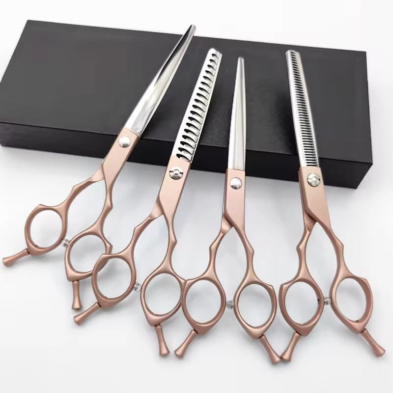 Factory direct supply of pet grooming scissors, cat and dog grooming scissors, pet scissors, professional trimming tools