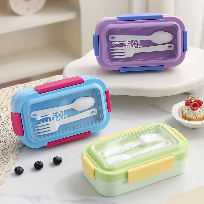 Cross-border Segmented Lunch Box for Students and Office Workers, Portable Bento Box, 304 Stainless Steel Insulated Lunch Container