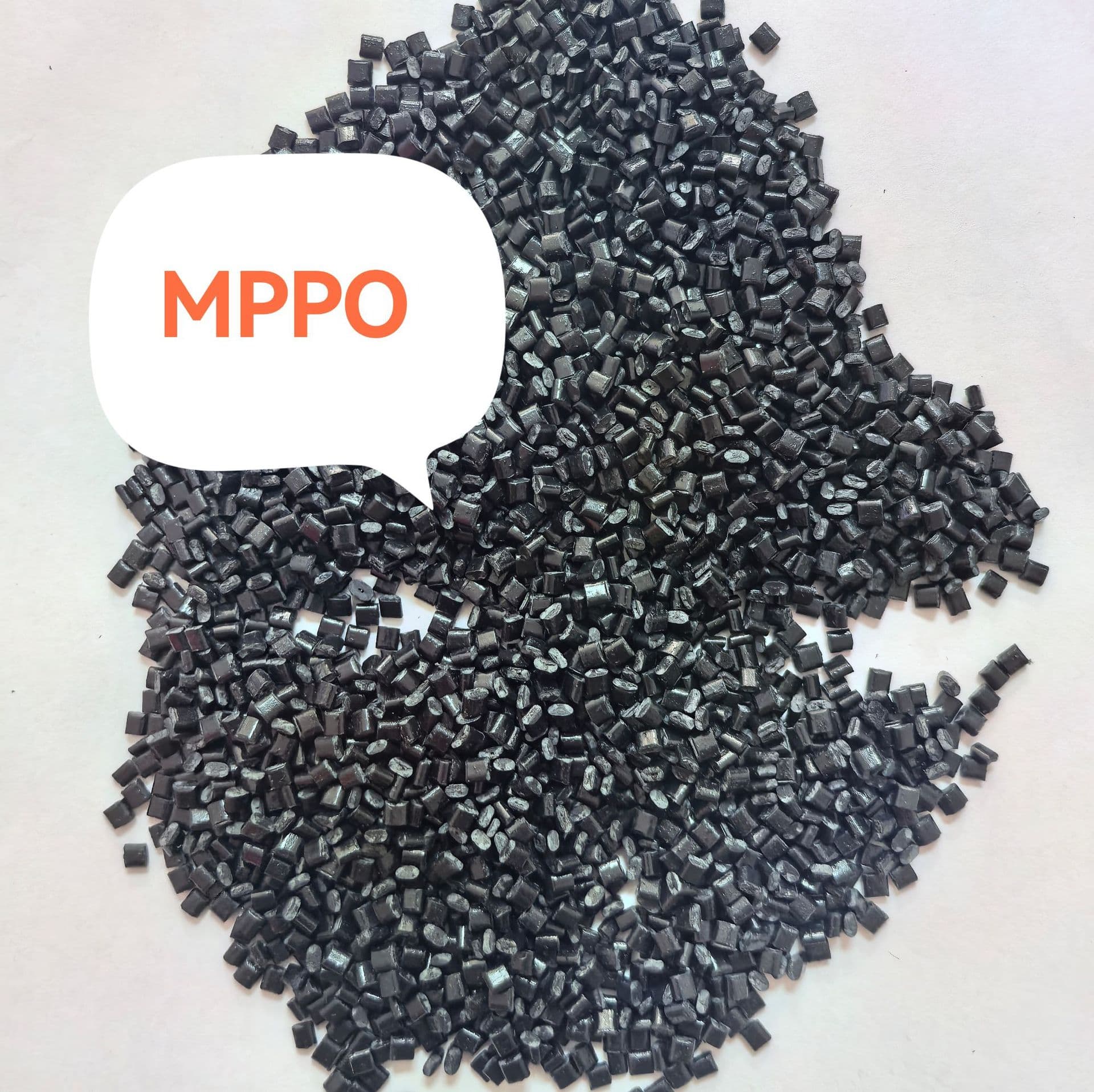 MPPO Black Flame Retardant High Temperature Resistant Reinforced 30 Hydrolysis Resistant Plastic Granules Eco-Friendly Recyclable in Stock with Discount