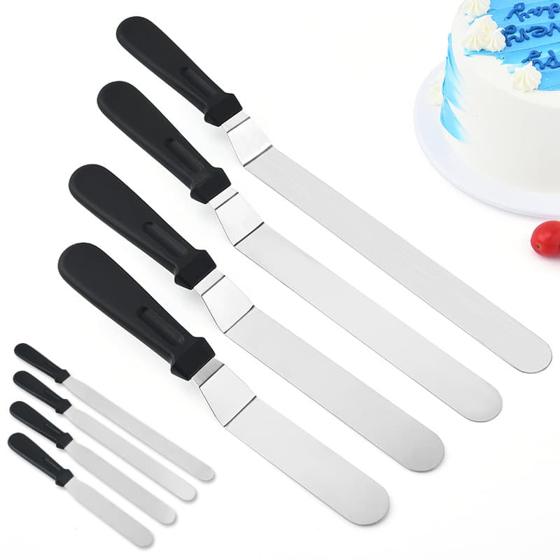 6/8/10/12 inch Stainless Steel Cream Cake Spatula, Cake Spatula, Baking Tool, Scraper, Kiss Spatula