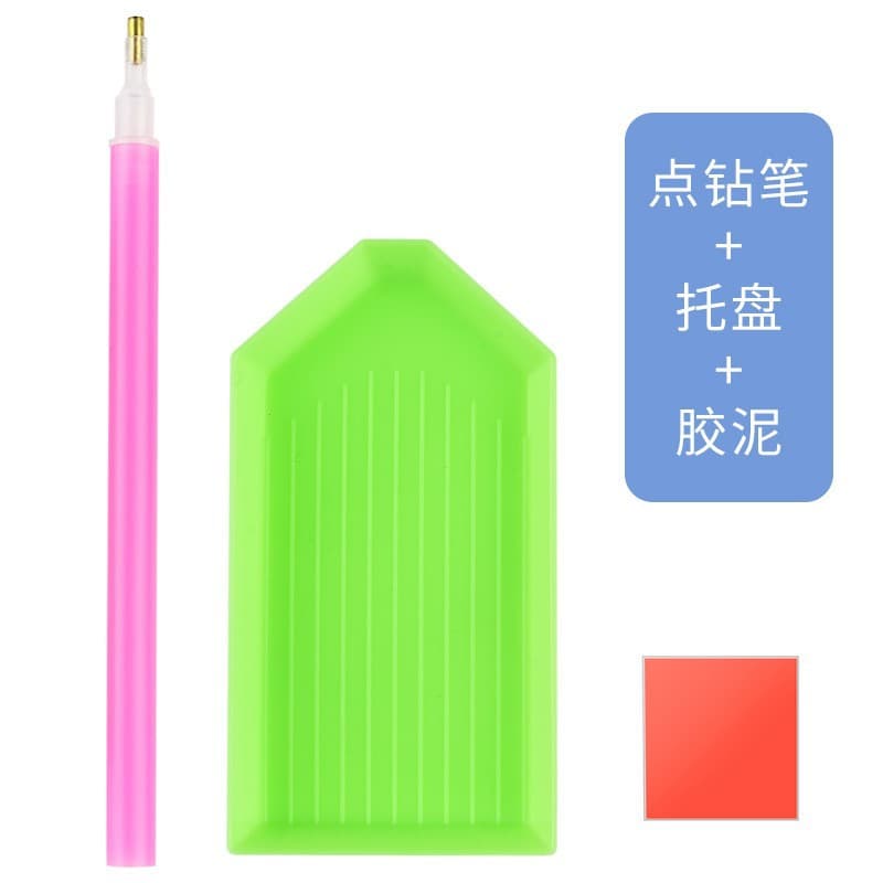 Hot Selling Diamond Painting Tool Kit Set DIY Rhinestone Cross Stitch Clay Fast Sticky Wax Clay Dotting Pen Wholesale