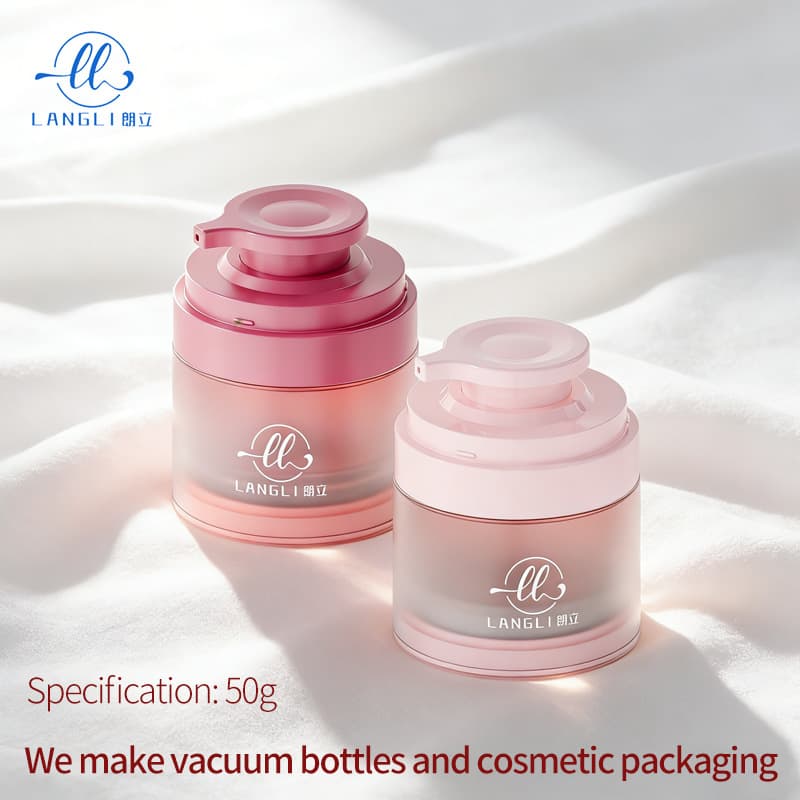 Vacuum bottles, cream jars, lotion sunscreen refill bottles