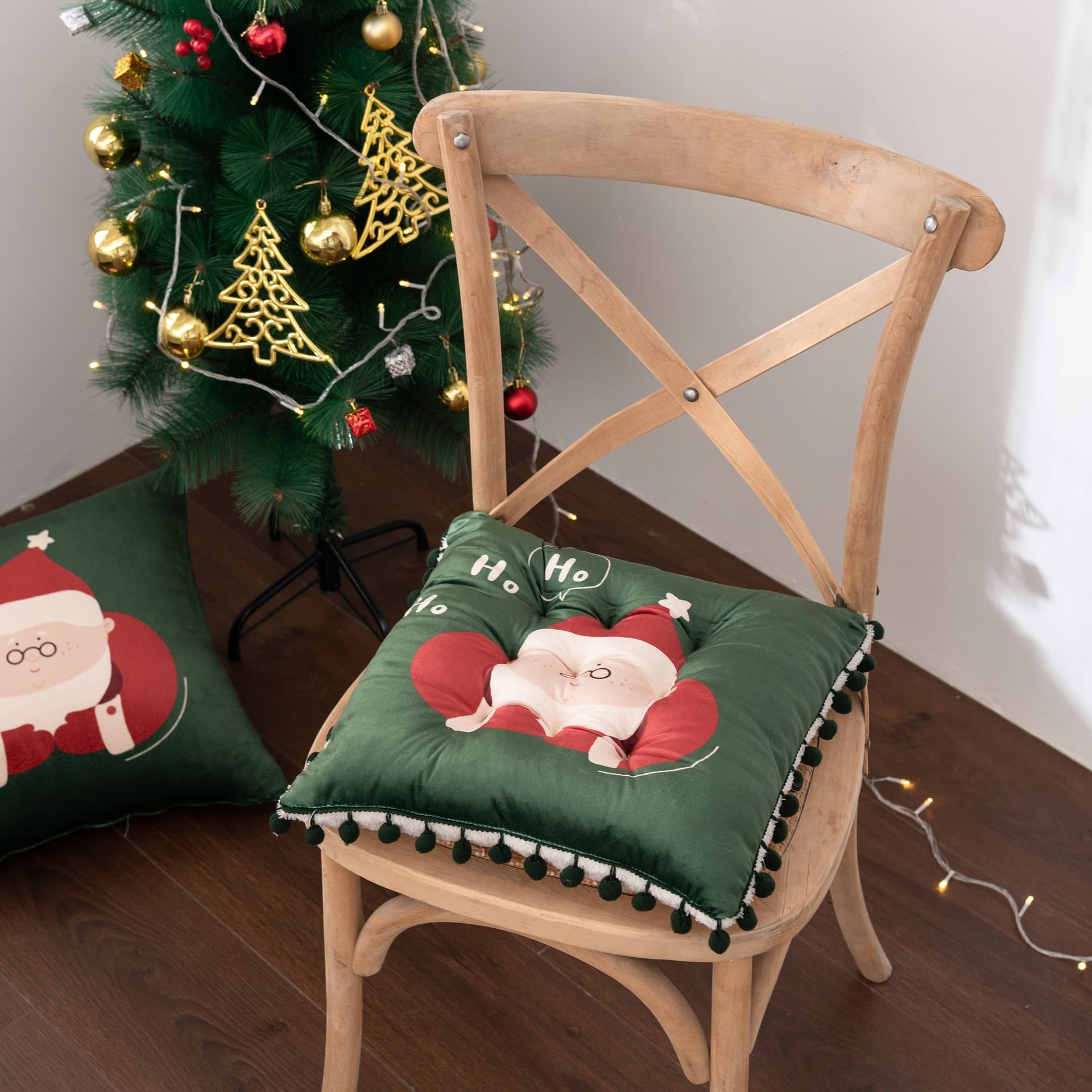 New Christmas Cushion, Sofa Back Cushion, Office Chair Soft Pad, Long-Sitting Non-Collapse Breathable Seat