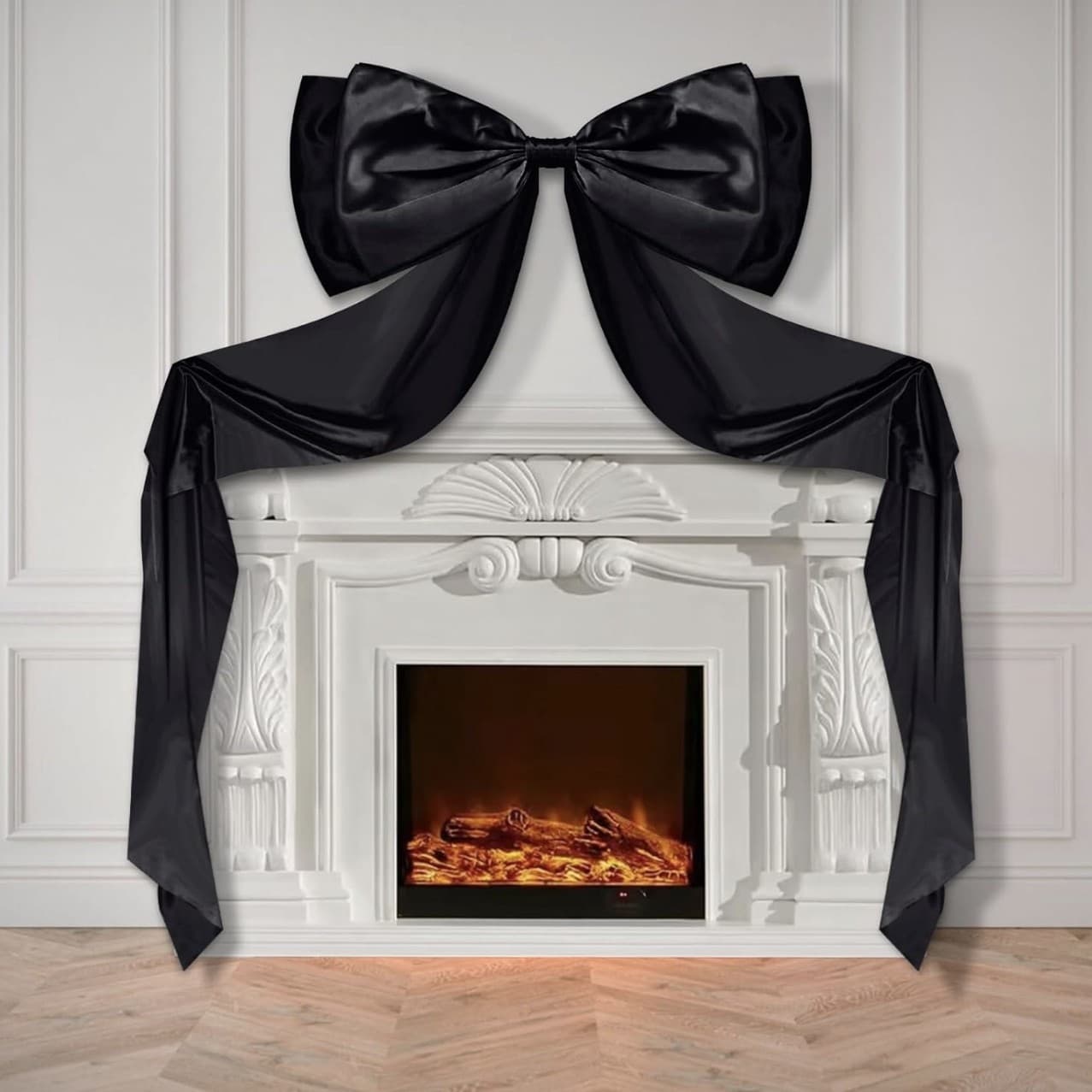 Cross-border New Giant White Bow Decoration Large Playful Bow Ribbon Background Wedding Bride