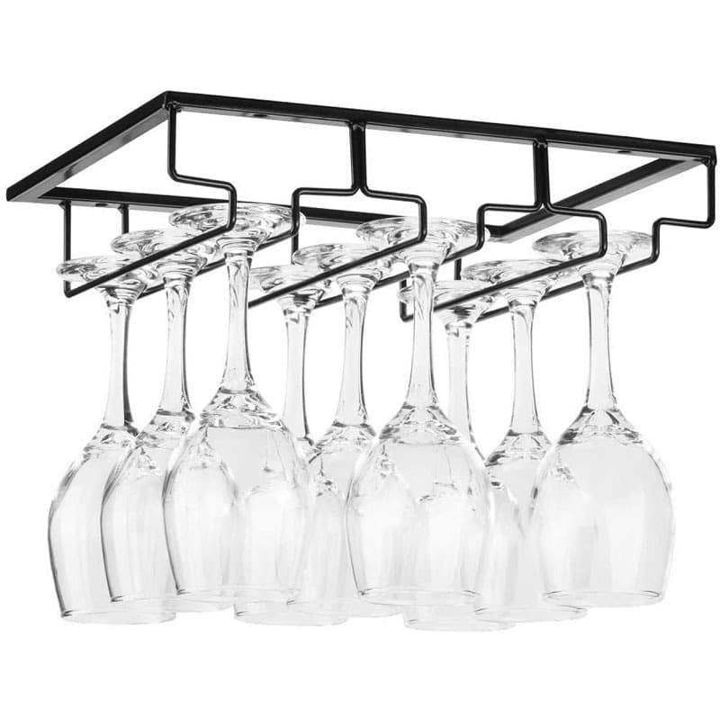This wine glass rack is a creative hanging wine glass holder for home use, suitable for European-style wine cabinets and display.
