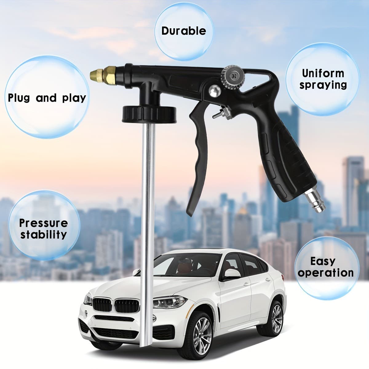 Chassis rust prevention spray gun PS-6 granular adhesive chassis manual pneumatic spray gun DO15 chassis armor gun
