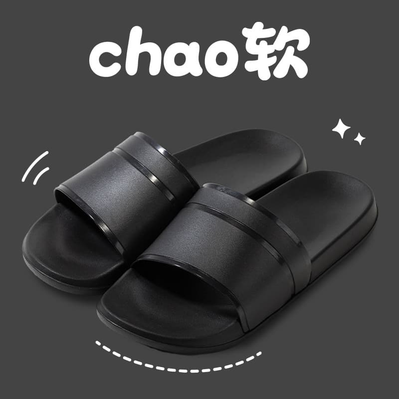 New Summer Home Indoor Anti-Slip Solid Color Slippers Men Women Bathroom Slippers Hotel Foot Bath Wholesale Comfortable EVA