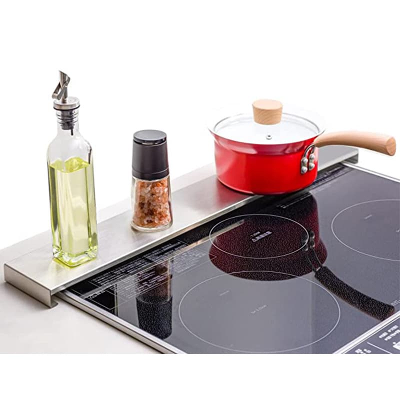 Japanese Amazon stainless steel exhaust vent cover, gas stove oil guard, induction cooker spice rack