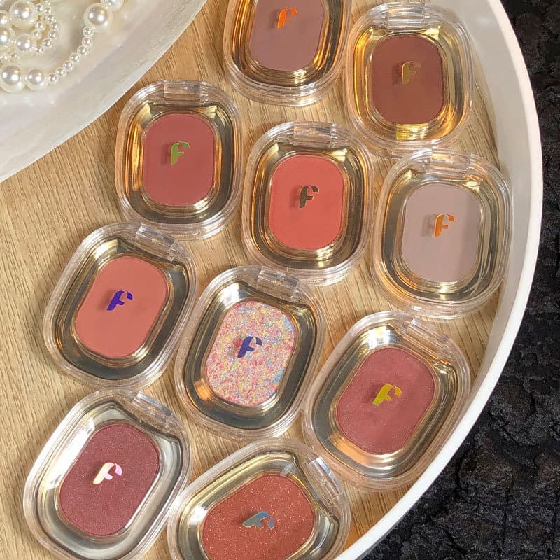 FAICCIA Low Saturation Single Eyeshadow, Matte or Shimmer Options, Natural Look No Fallout, Beginner-Friendly Makeup