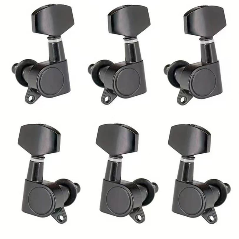 Guitar Tuning Pegs, Folk Acoustic Guitar Fully Enclosed Tuning Pegs, Metal Knobs, Factory Direct