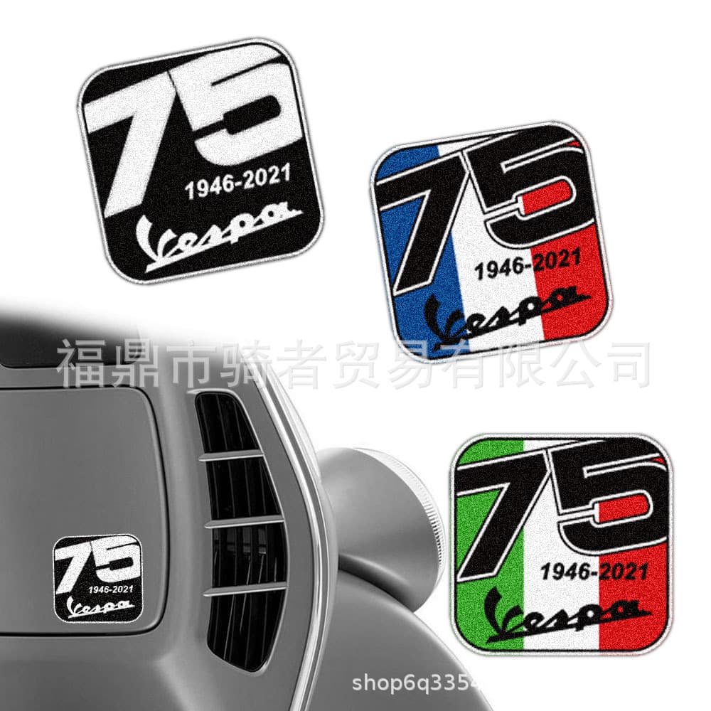 Suitable for Vespa Decorative Stickers, Frosted Vespa Piaggio Little Lamb Spring/Sprint Car Body Cross-border Decals