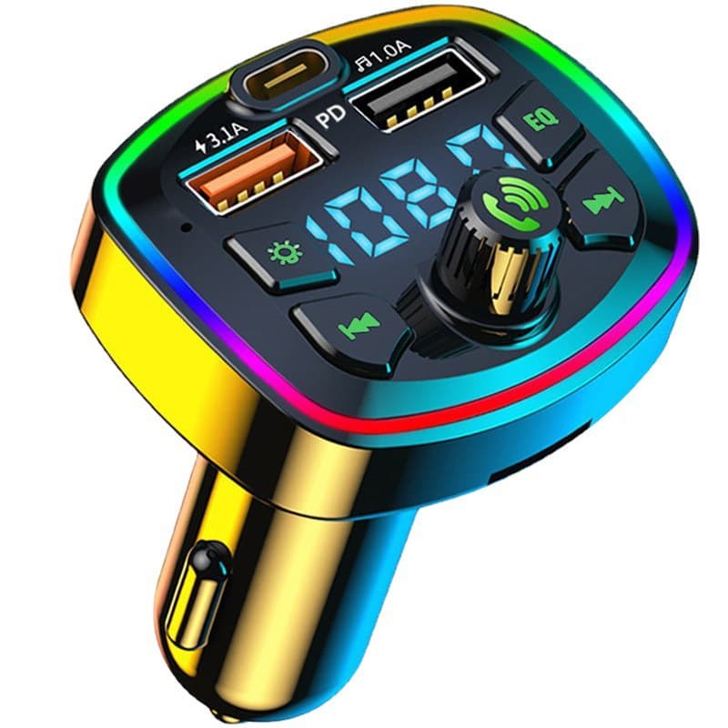 Wholesale Q7 car mp3 player Bluetooth hands-free FM transmitter multi-function card machine PD fast charging car MP3