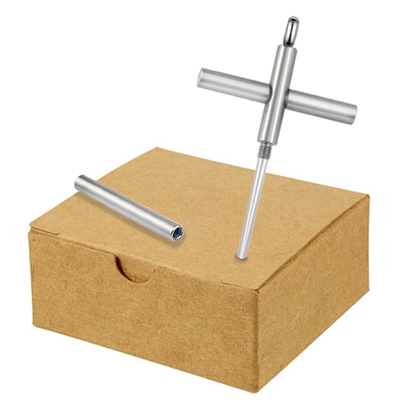 Portable Cross Self-Defense Weapon for Women, Legal Stainless Steel Retractable Self-Defense Pin, Anti-Wolf