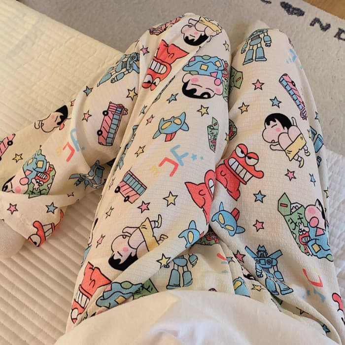 Grid Pajama Pants Long Pants Spring Autumn Plus Size Loose Men Women Lounge Pants Home Pants Southeast Asia Cross-border Hot Selling
