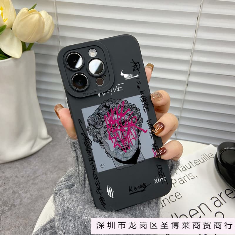 New Statue Compatible Apple 15 Phone Case for iPhone 12 Pro Max 14/13/11/XS Max Eye 16