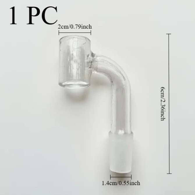 High Borosilicate Glass Nail 14mm 90-Degree 45-Degree Class Tube Bowl Small Bowl Smoking Bowl Supply