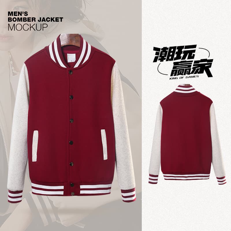 Men's Casual Fleece Lined Baseball Sweater Hoodie Sporty Open Cardigan Jacket for Men And Women Winter Leisure Cotton Blend