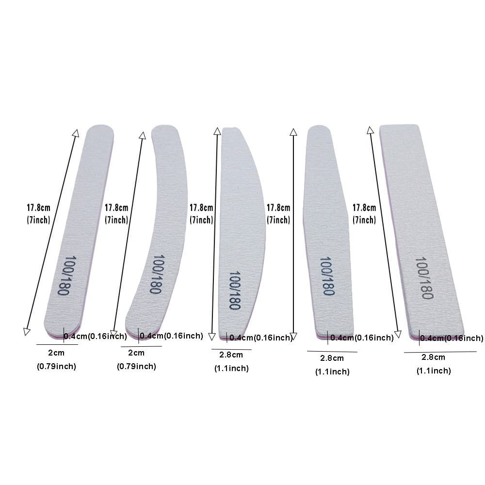 Factory professional production of high-end nail file buffing sticks, manicure files, cross-border gray sand double-sided wear-resistant non-shedding sand high-end