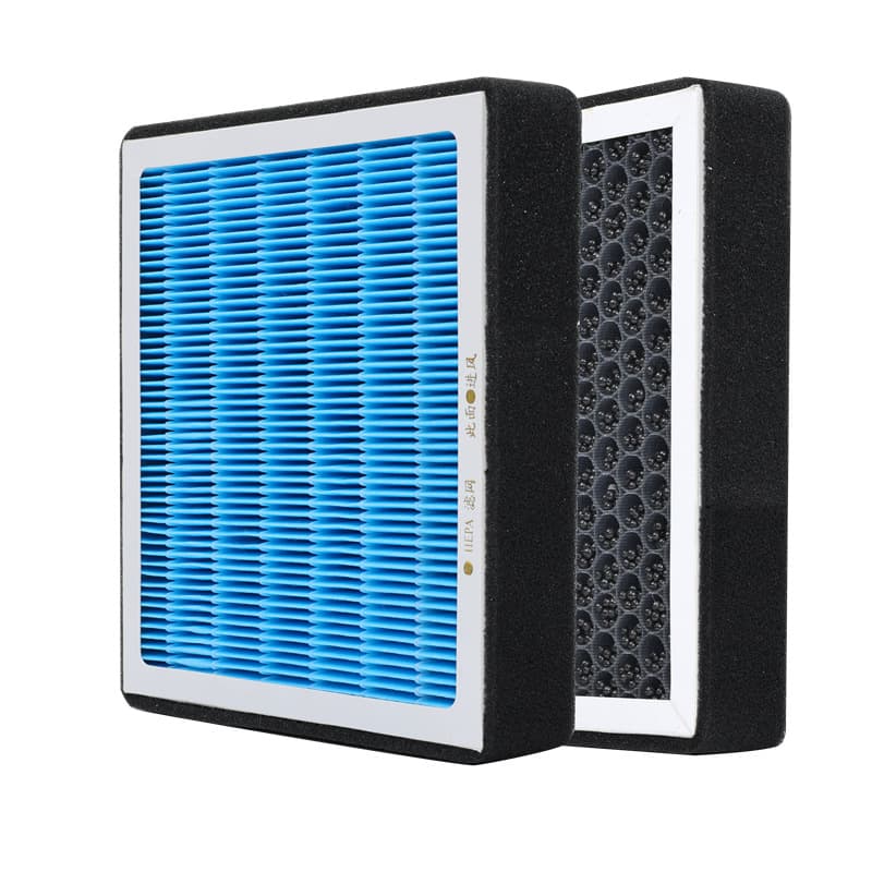 High Efficiency Activated Carbon Car Air Conditioner Filter Core New Air System HEPA Filter Core Air Purifier PM2.5 Filter Net