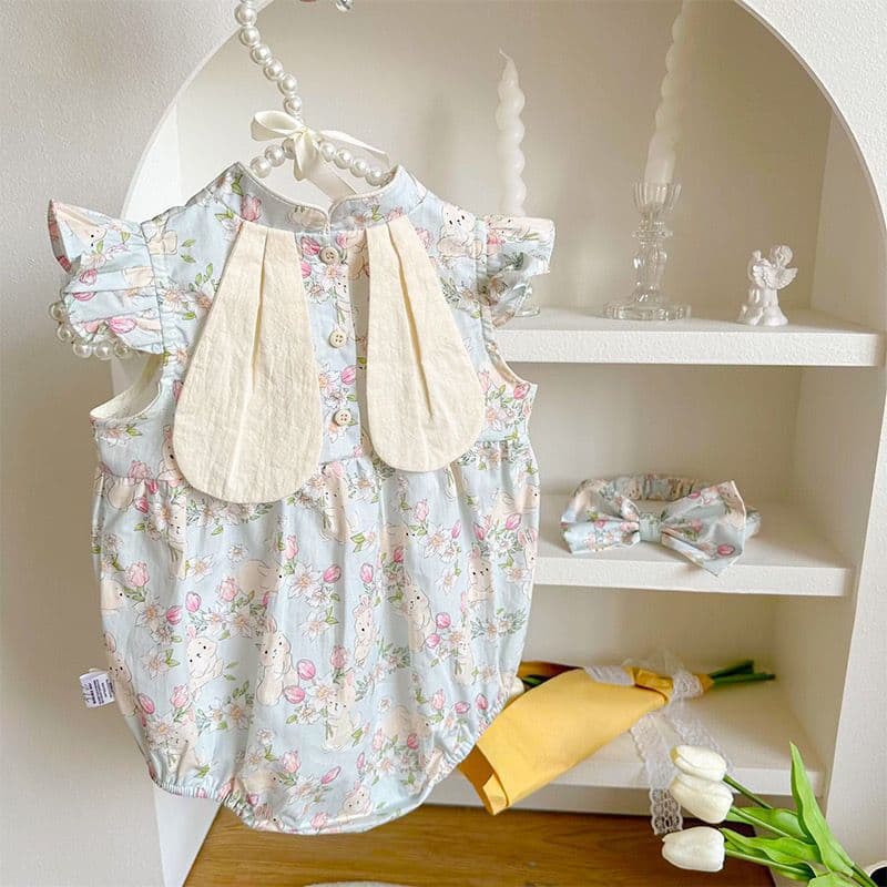 Baby clothes, summer clothes, thin newborn baby clothes, baby girl jumpsuit, princess full moon 100-day cheongsam and harem suit