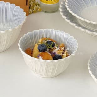 Personal Beautiful Rice Bowl Soup Bowl 2026 New Style Ceramic Small Bowl Creative Fruit Dessert Bowl Rice Noodle Bowl