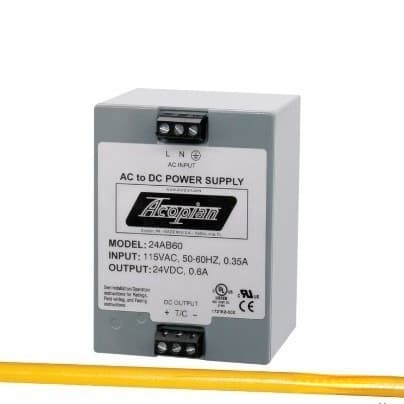 American Acopian power supplies, no need for derating or heat dissipation, fast shipping as default.