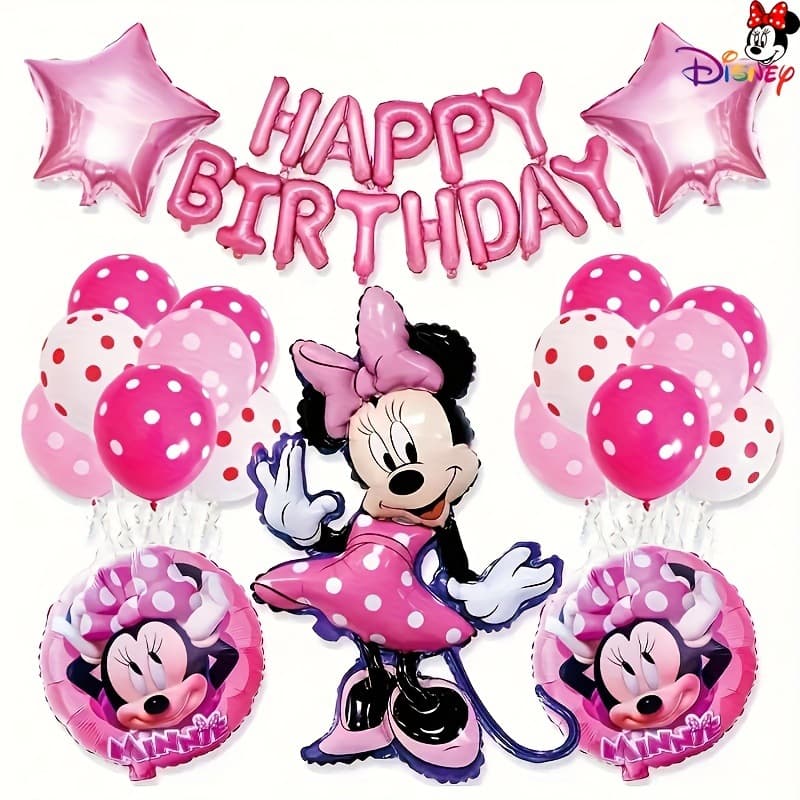 Mickey Mouse aluminum film balloon Micky Minnie Mickey Minnie aluminum film balloon birthday set party decoration
